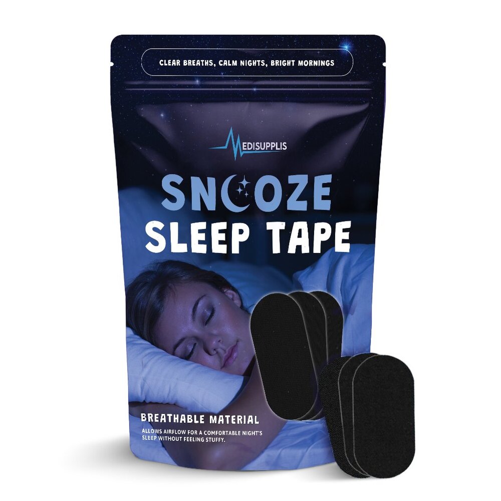 Mouth Tape Strips - Breathable, Nasal Breathing, Pain-Free Removal - 30 Pack